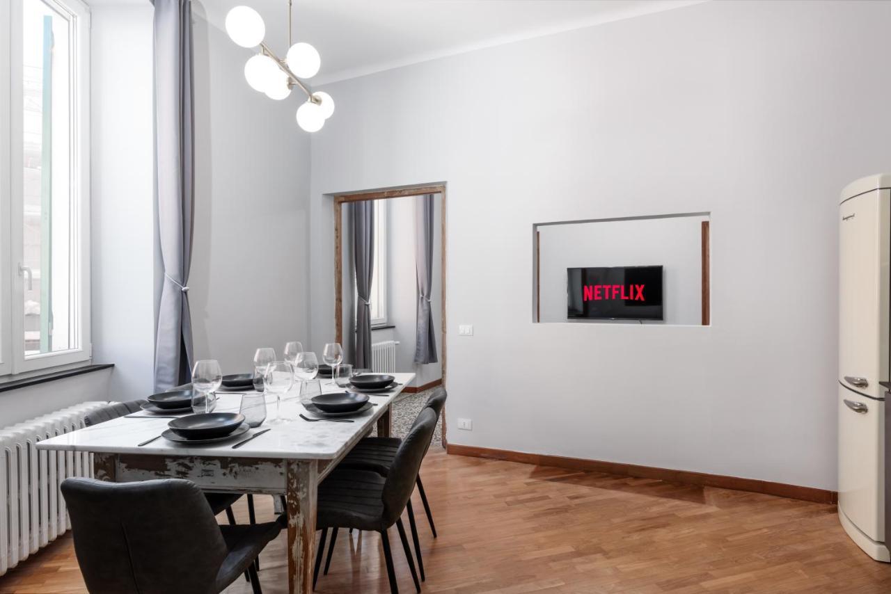 Ferienwohnung Esclusivo 130 Mq + Terrazzo Via San Vincenzo Genua Exterior foto